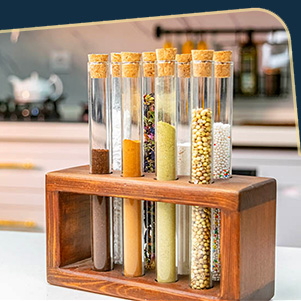 جا ادویه ای لوله ای 8 عددی بامبوم مدل وانیل کد B0424